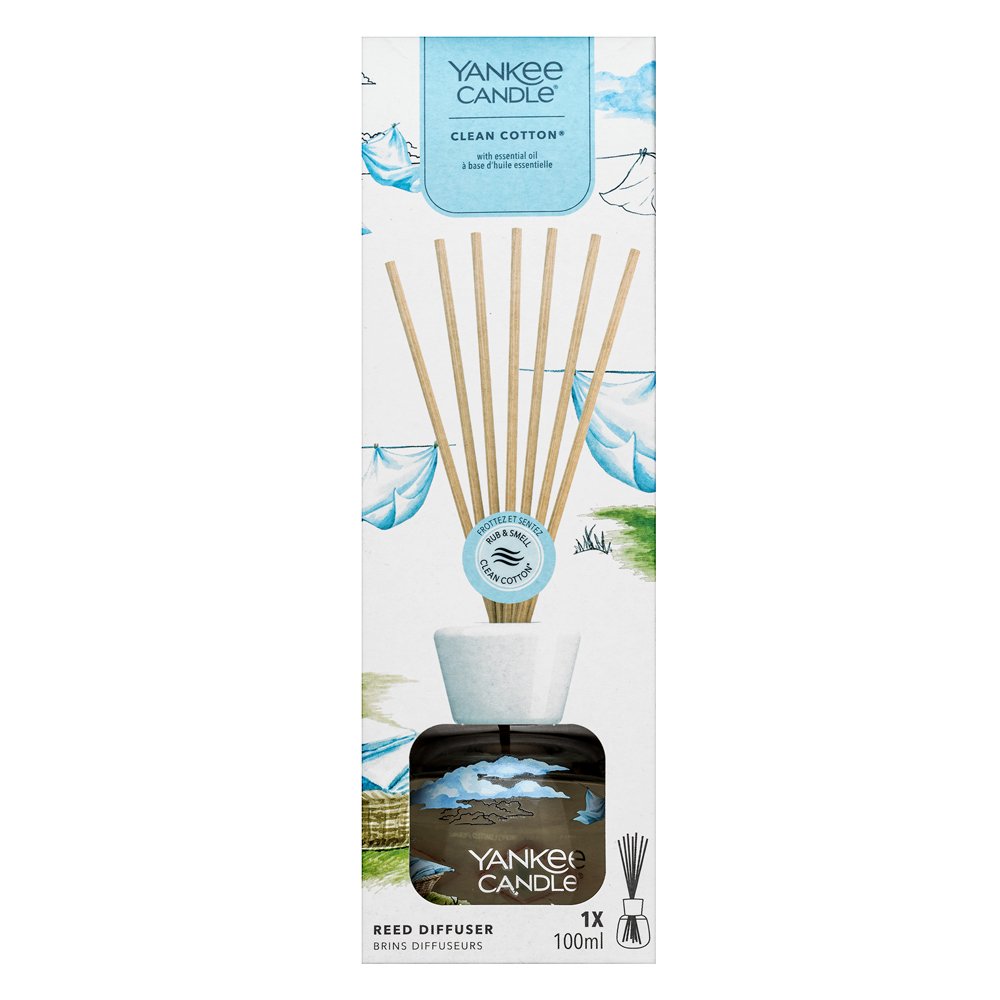 Yankee Candle Reed Diffuser Clean Cotton 100 ml