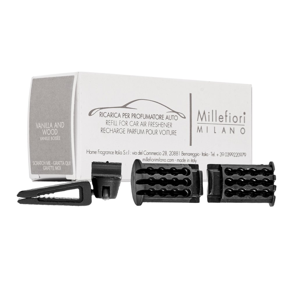 Millefiori Milano Icon Car Air Freshener Vanilla & Wood