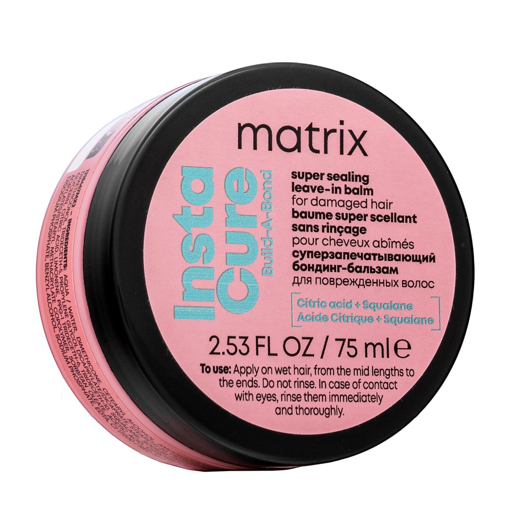 Matrix Total Results Insta Cure Build-A-Bond Leave-In Balm balsamo nutriente per rinforzare la fibra capillare 75 ml