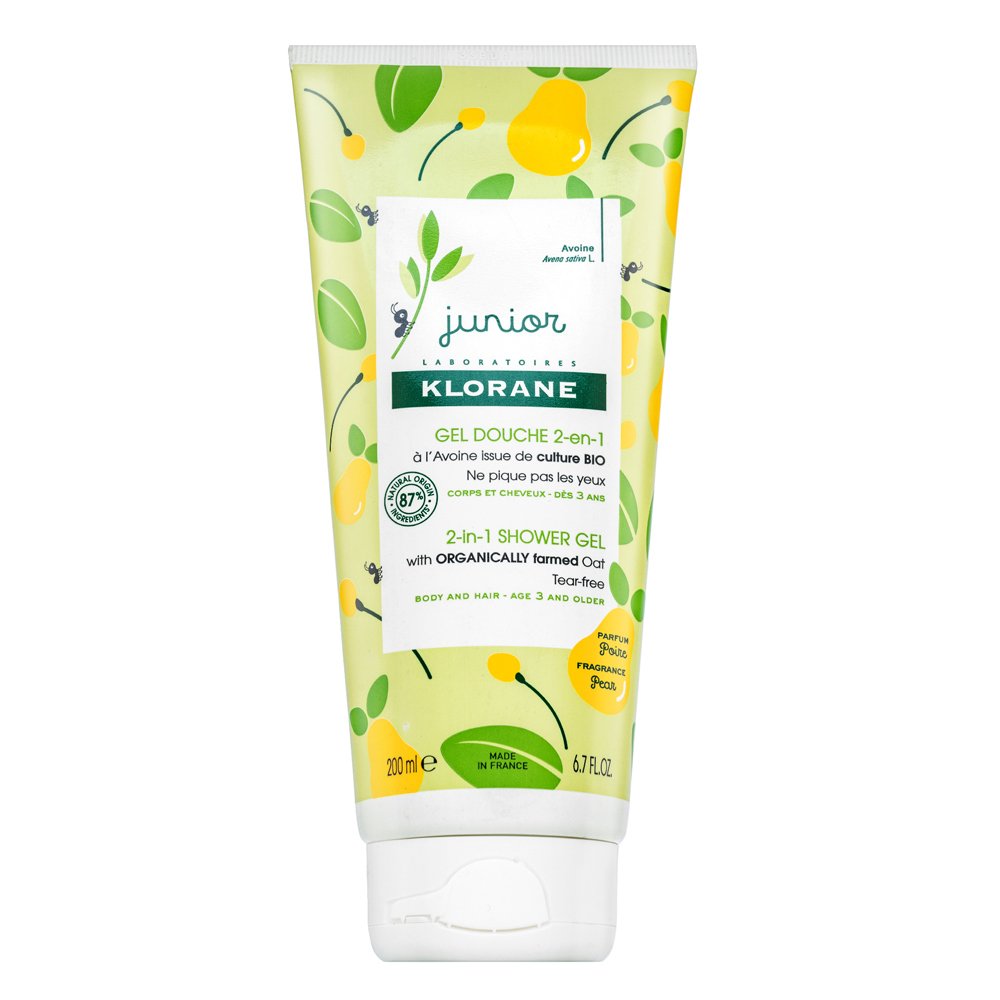 Klorane Junior shampoo e gel doccia 2in1 2-in-1 Shower Gel 200 ml