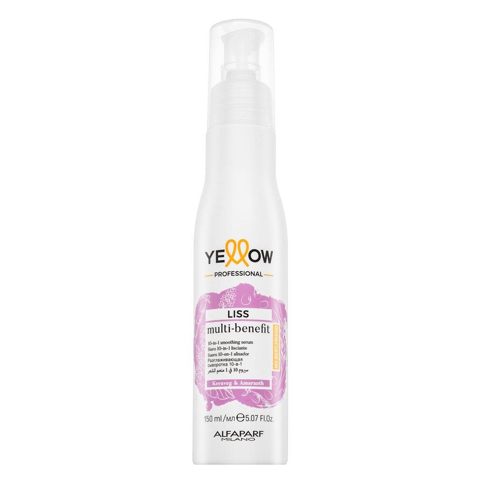 Alfaparf Milano Yellow Liss Multi-Benefit cura dei capelli senza risciacquo per lisciare e lucidare i capelli 150 ml
