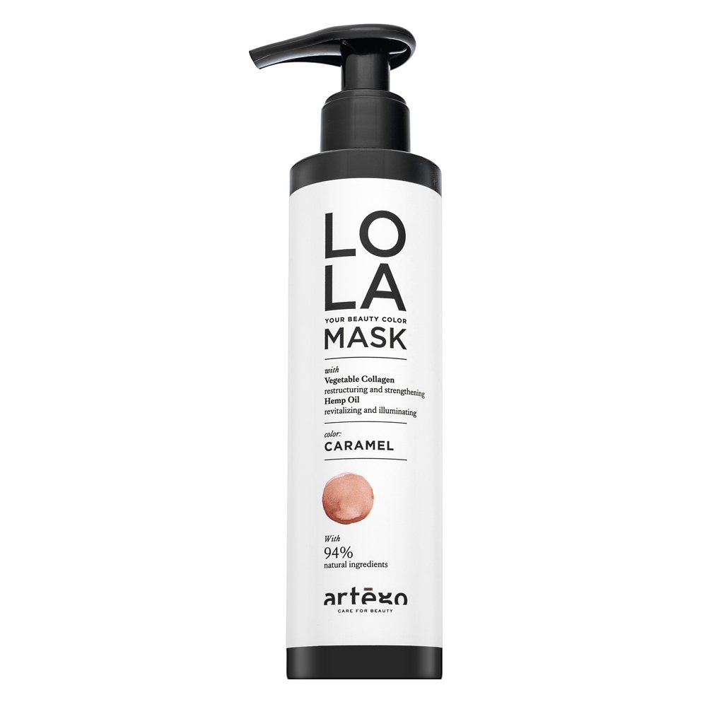 Artègo Lola Your Beauty Colour Mask La maschera per capelli colorazione intensa per i capelli Caramel 200 ml