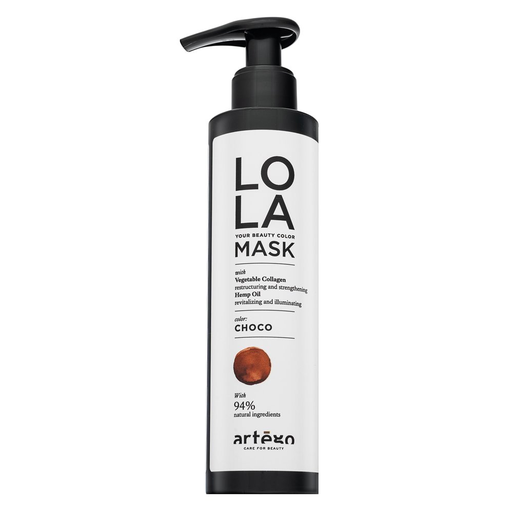 Artègo Lola Your Beauty Colour Mask La maschera per capelli colorazione intensa per i capelli Choco 200 ml