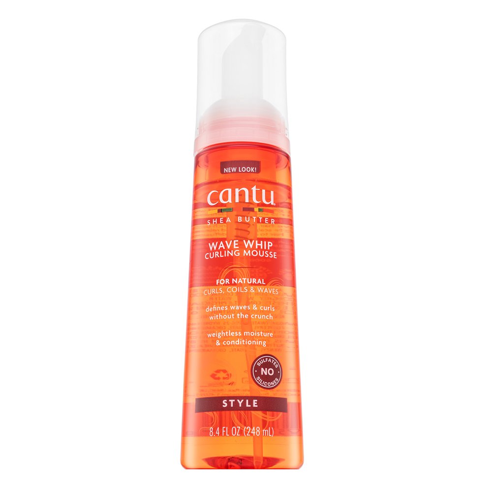Cantu Shea Butter Wave Whip Curling Mousse schiuma modellante per capelli mossi e ricci 248 ml