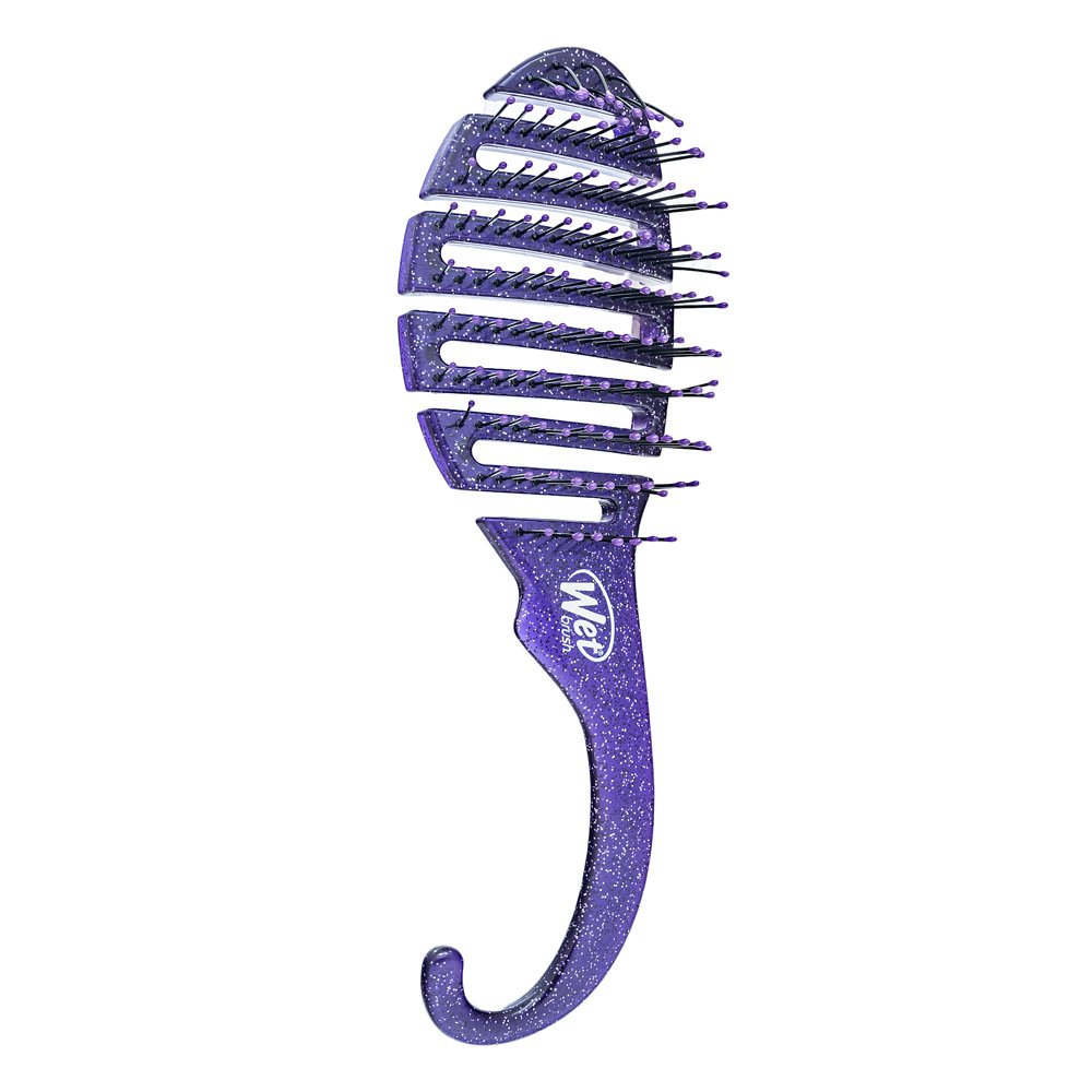 Wet Brush Shower Detangler Glitter Purple spazzola per capelli