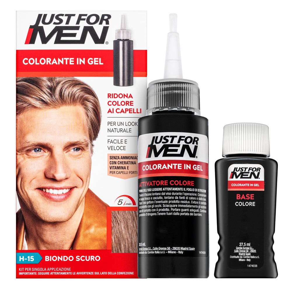 Just For Men Gel Color tinta per capelli per uomini H15 Dark Blond
