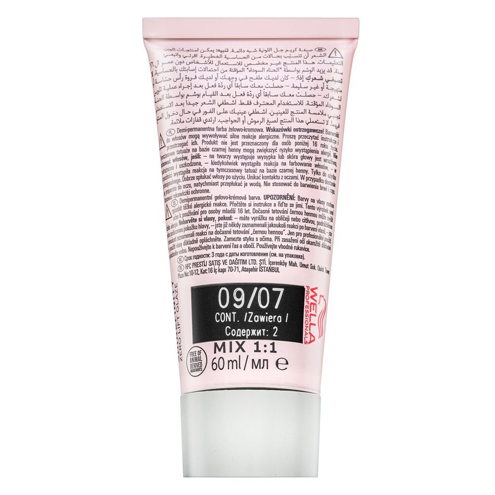 Wella Professionals Shinefinity Zero Lift Glaze colore demi-permanente professionale 09/07 Beige Sand 60 ml