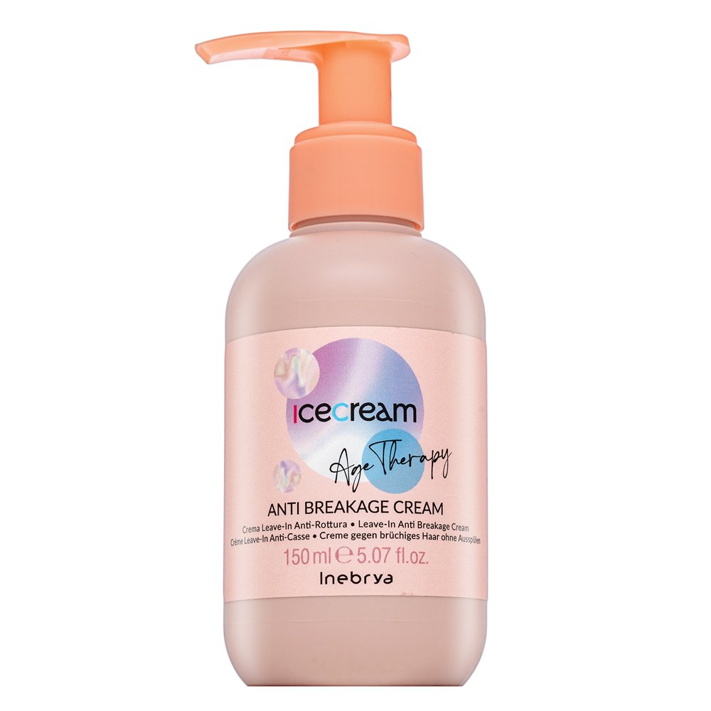 Inebrya Ice Cream Age Therapy Anti Breakage Cream cura dei capelli senza risciacquo pro dlouhé a lámavé vlasy 150 ml