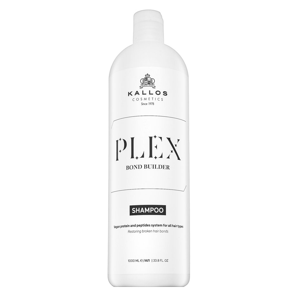 Kallos Plex Bond Builder Shampoo shampoo rinforzante per capelli secchi e danneggiati 1000 ml
