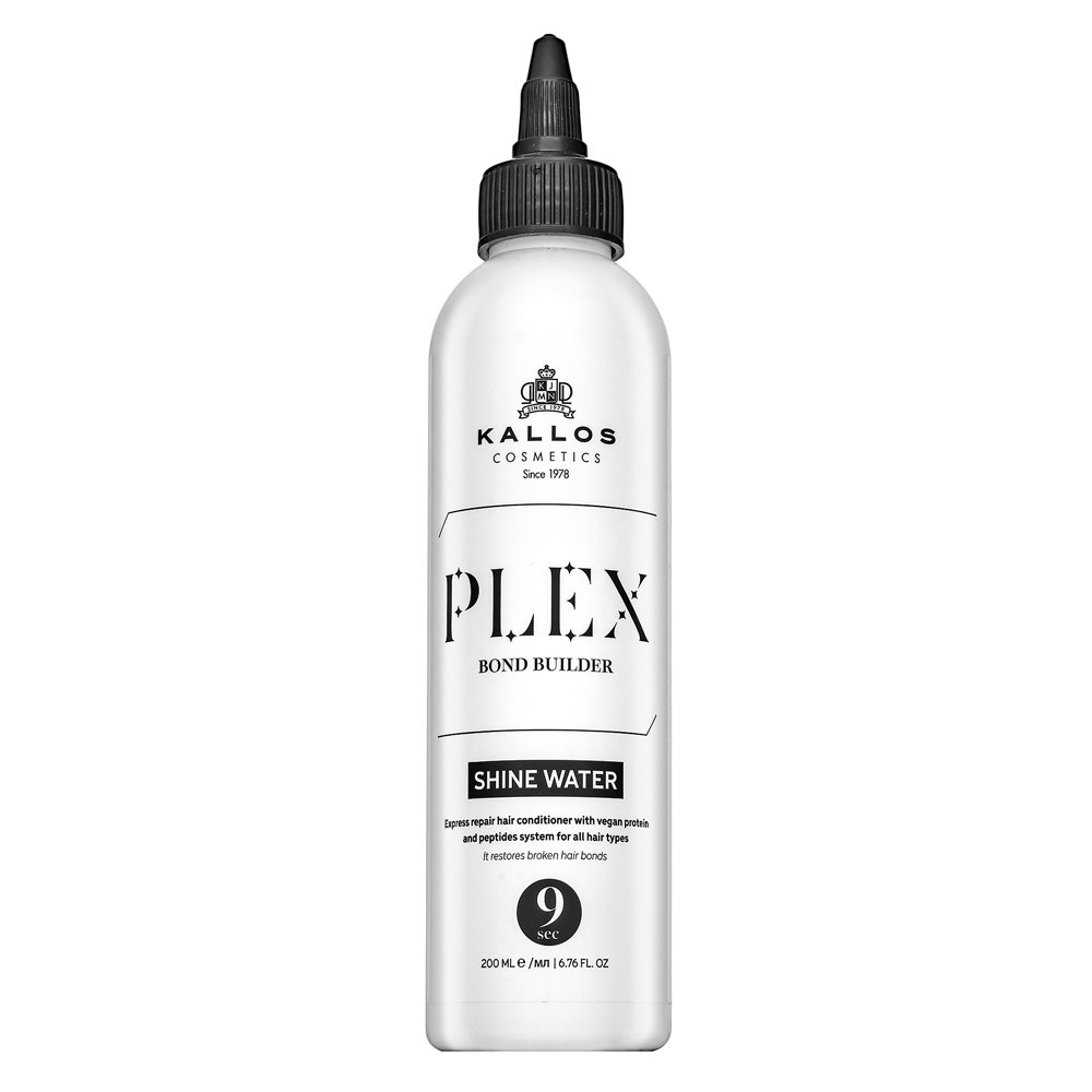 Kallos Plex Shine Water cura dei capelli senza risciacquo per rinforzare la fibra capillare 200 ml