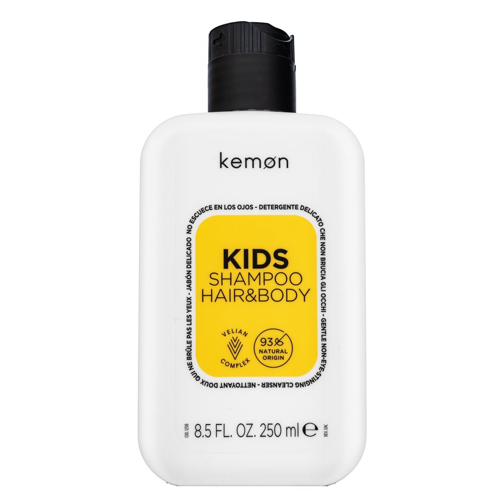 Kemon Kids Shampoo Hair & Body shampoo e gel doccia 2in1 per bambini 250 ml