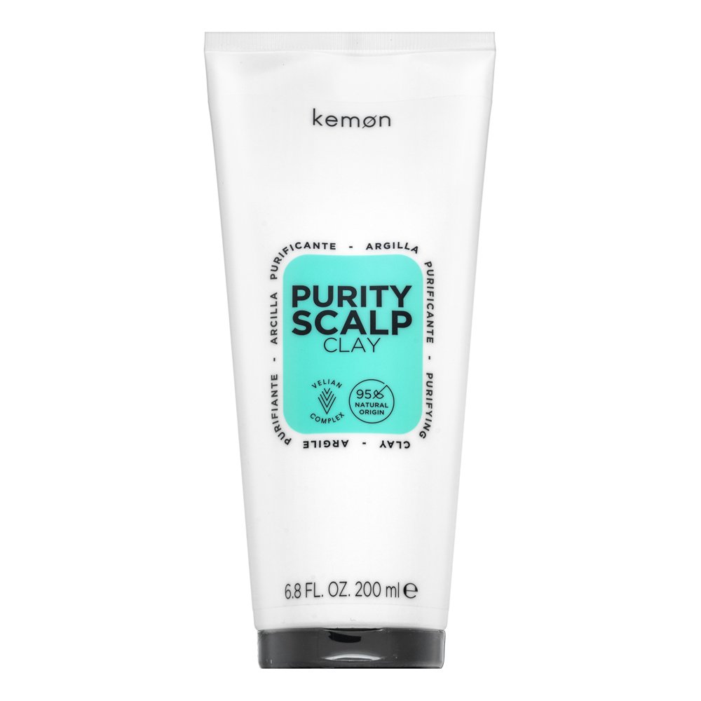 Kemon Purity Scalp Clay trattamento detergente per capelli per capelli rapidamente grassi 200 ml