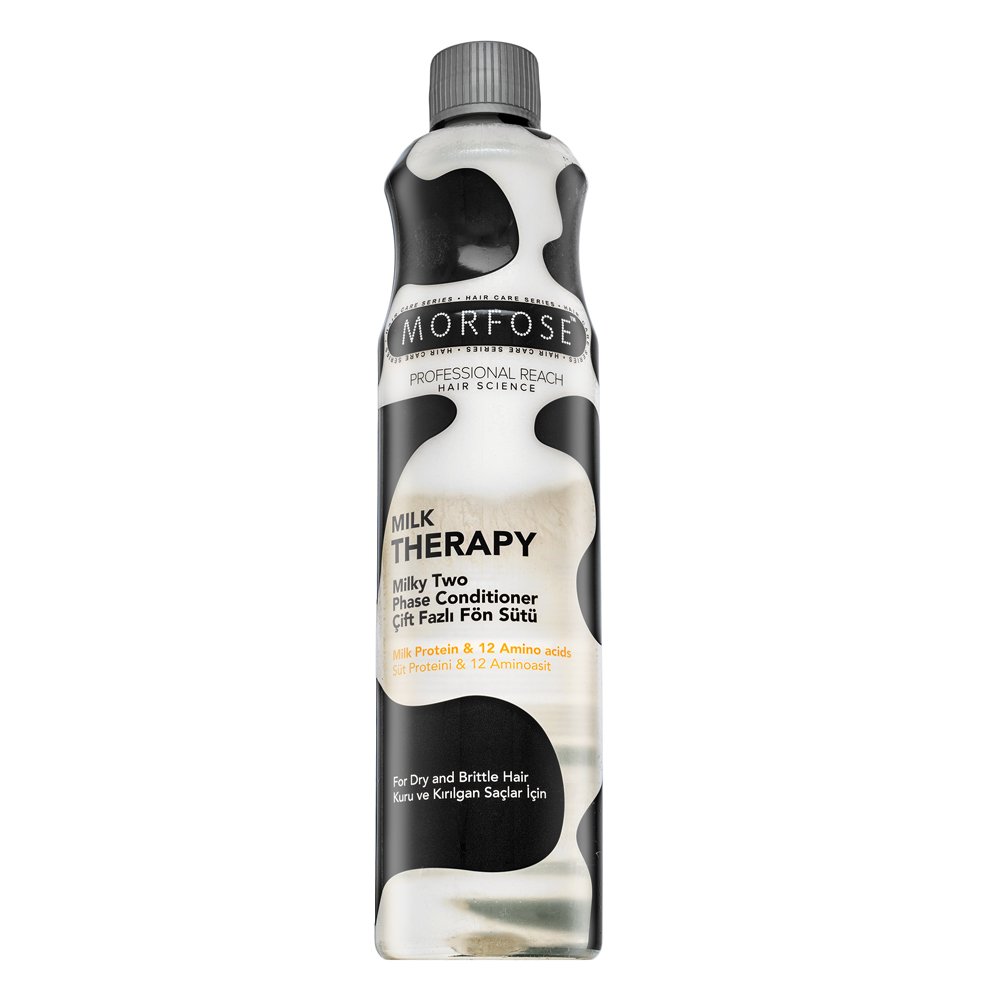 Morfose Milk Therapy Milky Two Phase Conditioner balsamo per proteggere i capelli dal calore e dall'umidità 400 ml