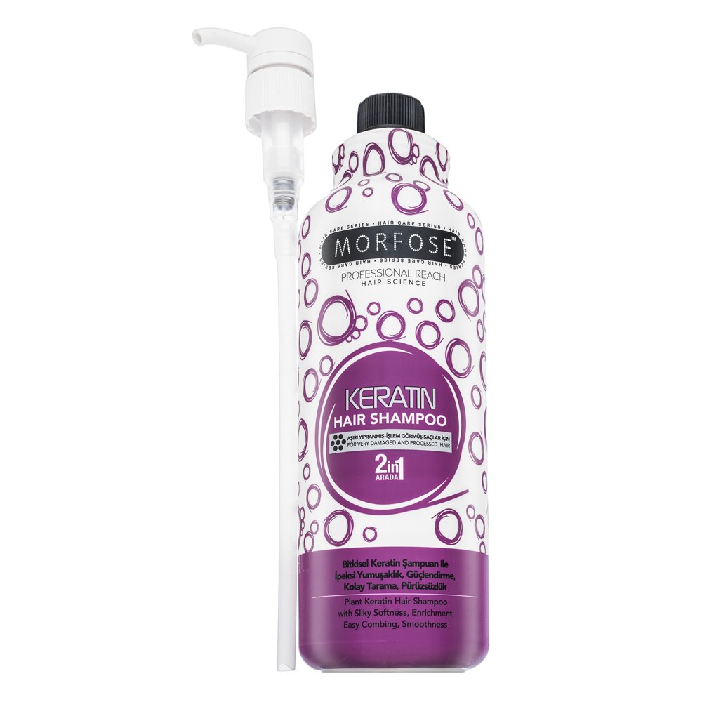 Morfose Hair Shampoo 2in1 shampoo rinforzante Keratin 1000 ml