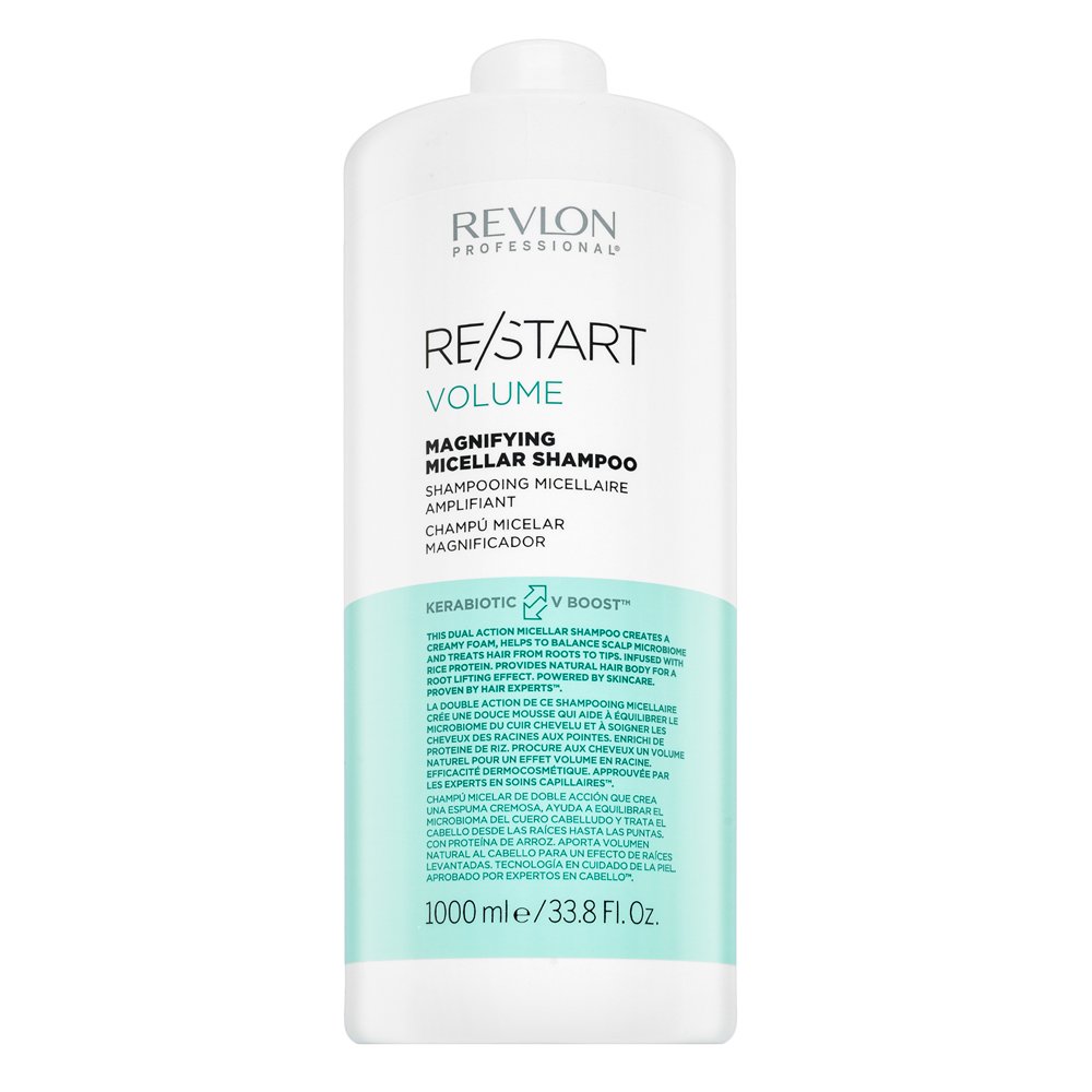 Revlon Professional Restart Volume Magnifying Micellar Shampoo shampoo rinforzante per volume dei capelli 1000 ml