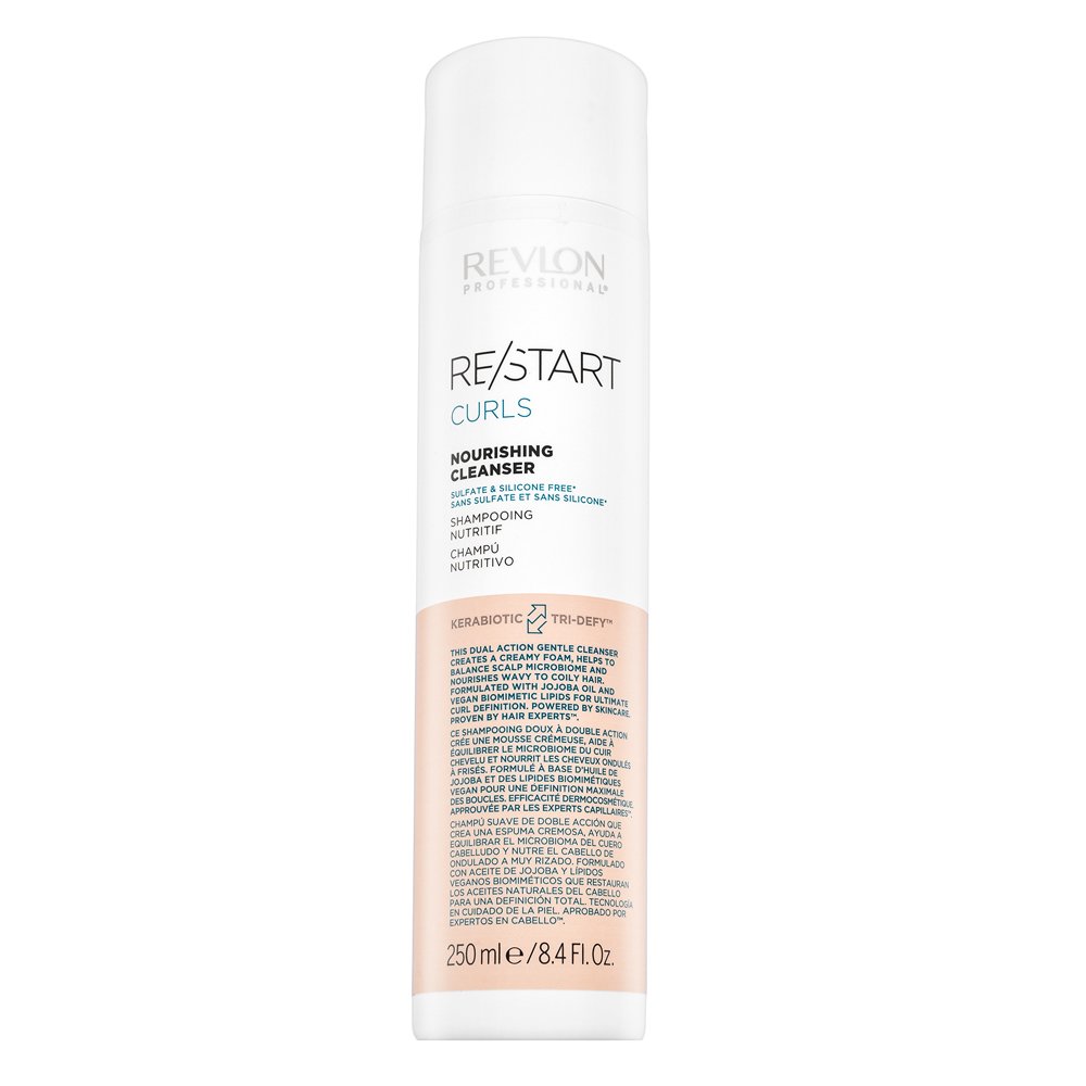 Revlon Professional Restart Curls Nourishing Cleanser shampoo detergente per i capelli ricci 250 ml
