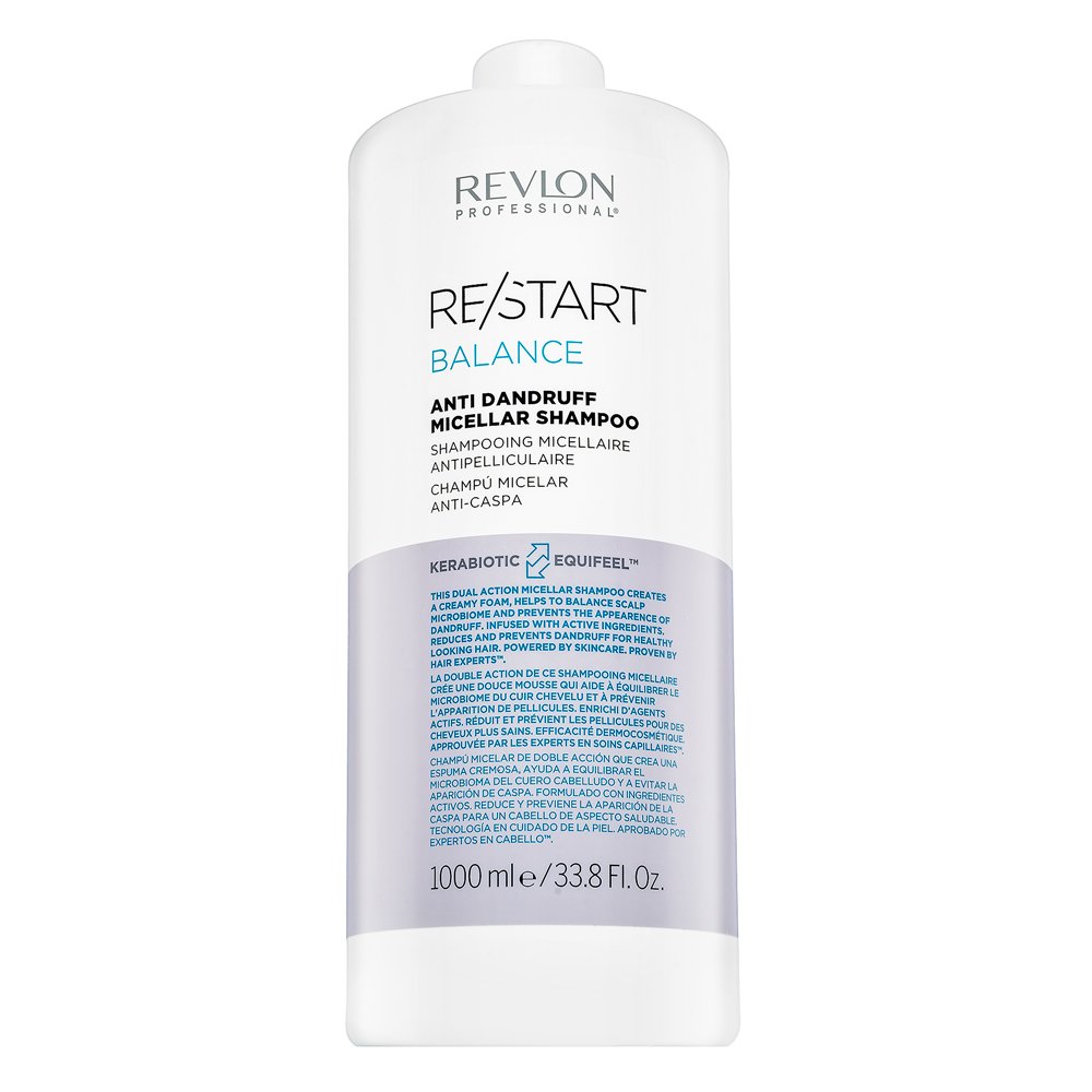 Revlon Professional Restart Balance Anti Dandruff Micellar Shampoo shampoo detergente contro la forfora 1000 ml