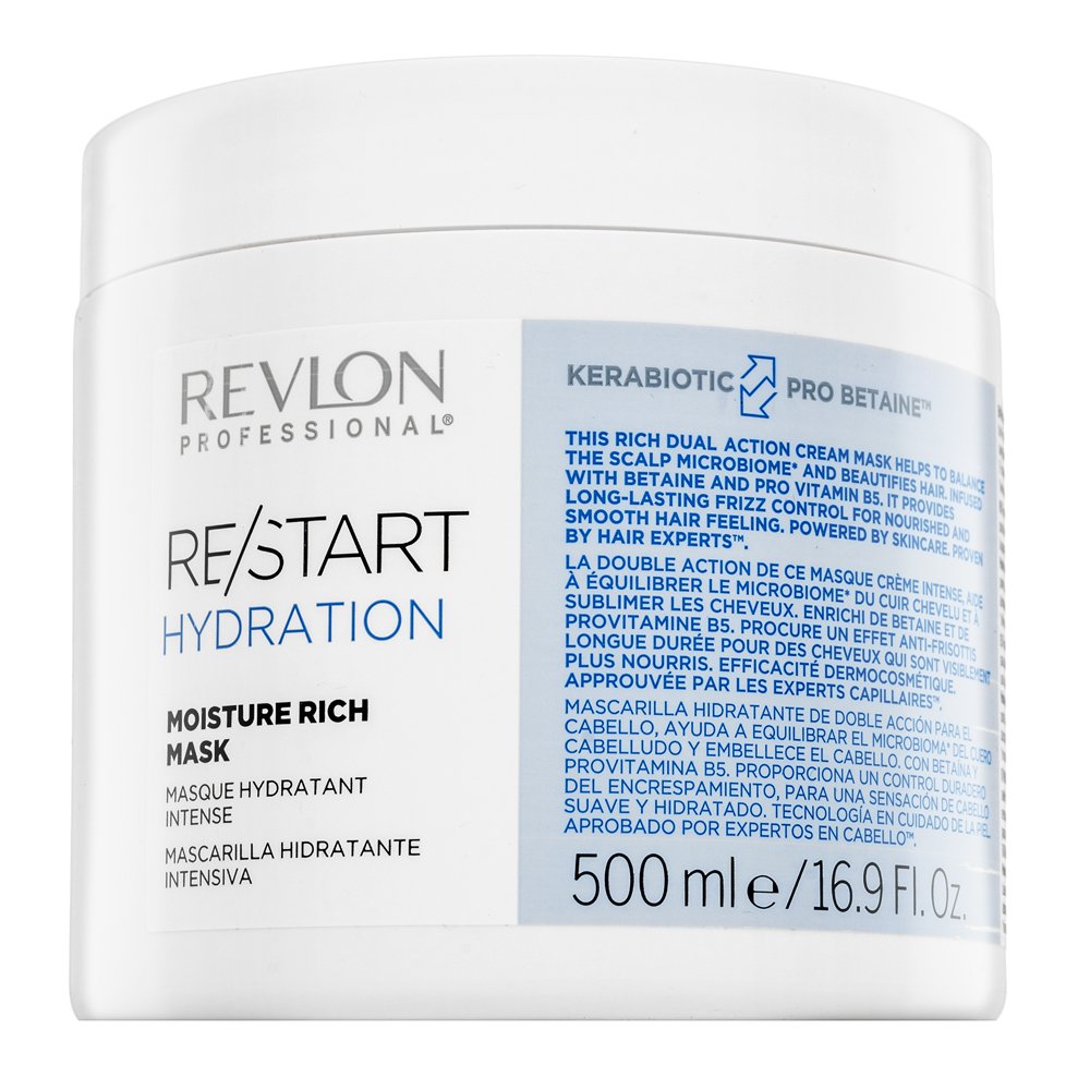 Revlon Professional Restart Hydration Moisture Rich Mask maschera per capelli nutriente con effetto idratante 500 ml