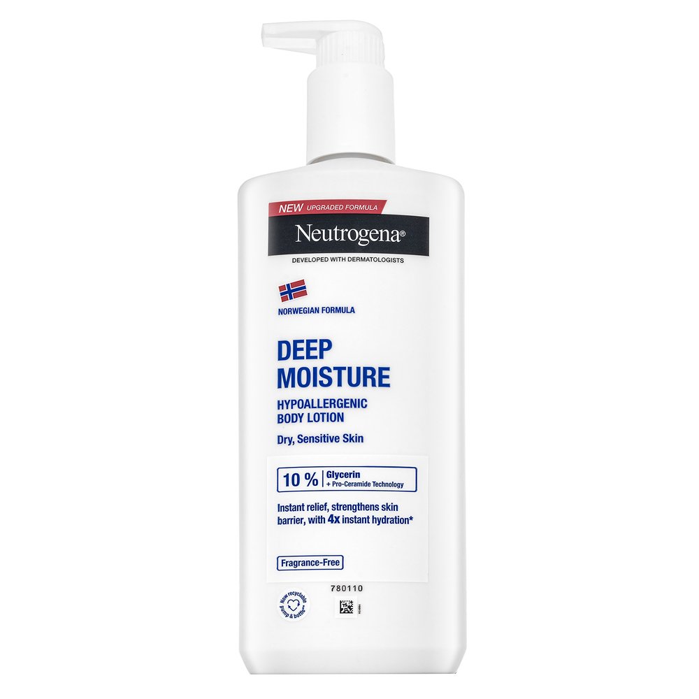 Neutrogena Deep Moisture latte per il corpo Hypoallergenic Body Lotion 400 ml