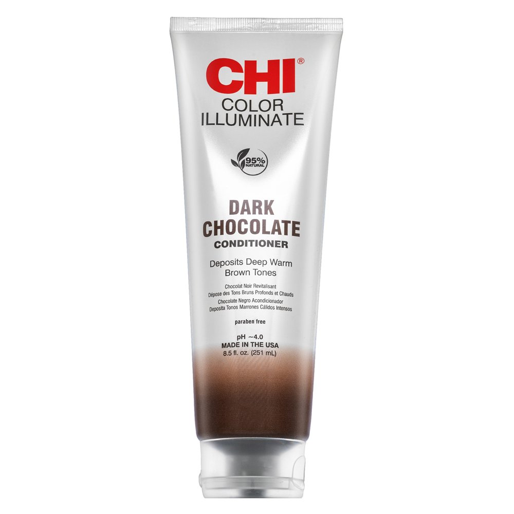 CHI Ionic Color Illuminate Conditioner balsamo colorato per il recupero del colore Dark Chocolate 251 ml
