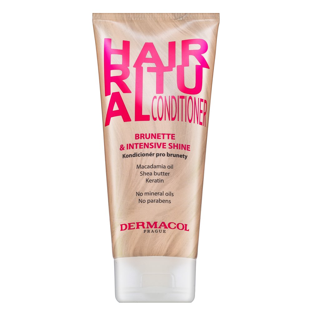 Dermacol Hair Ritual Brunette & Intensive Shine Conditioner balsamo rinforzante per capelli castani 200 ml