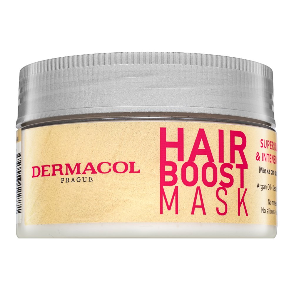 Dermacol Hair Boost Super Blonde & Intensive Care Mask maschera nutriente per capelli biondi 200 ml