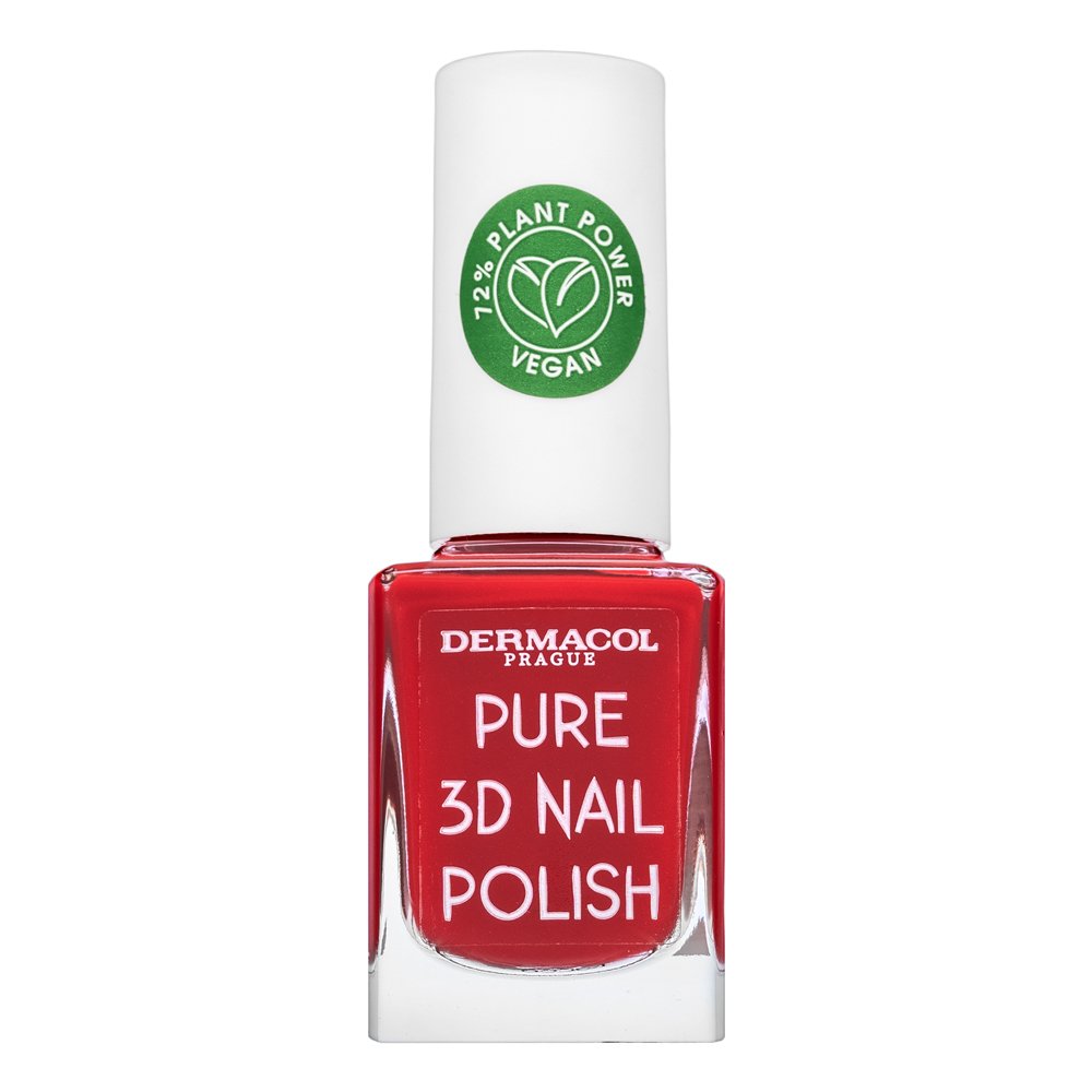 Dermacol Pure 3D Nail Polish smalto per unghie 04 Poppy Red 11 ml