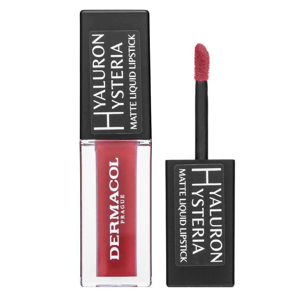 Dermacol Hyaluron Hysteria Matte Liquid Lipstick rossetto liquido con un effetto opaco No.10 4,5 ml