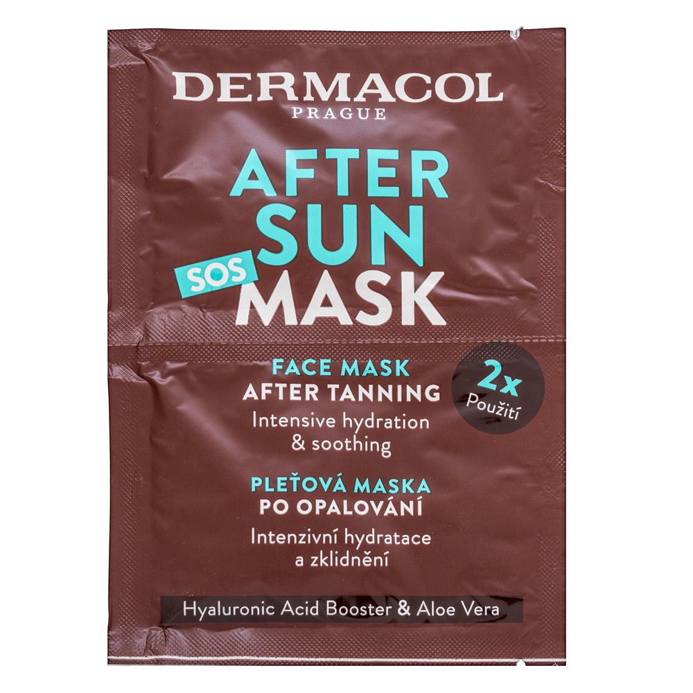 Dermacol After Sun maschera Face Mask 2 x 8 ml