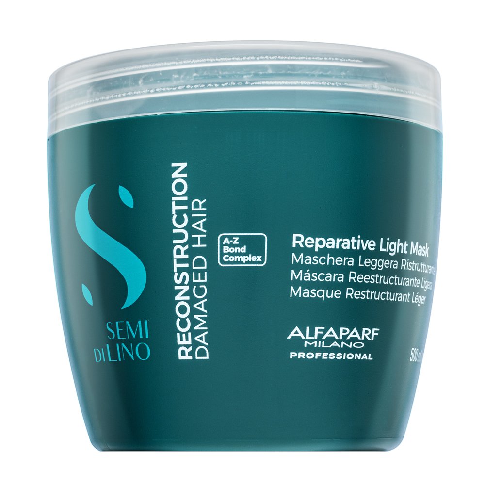 Alfaparf Milano Semi Di Lino Reconstruction Reparative Light Mask maschera con effetto rigenerante 500 ml
