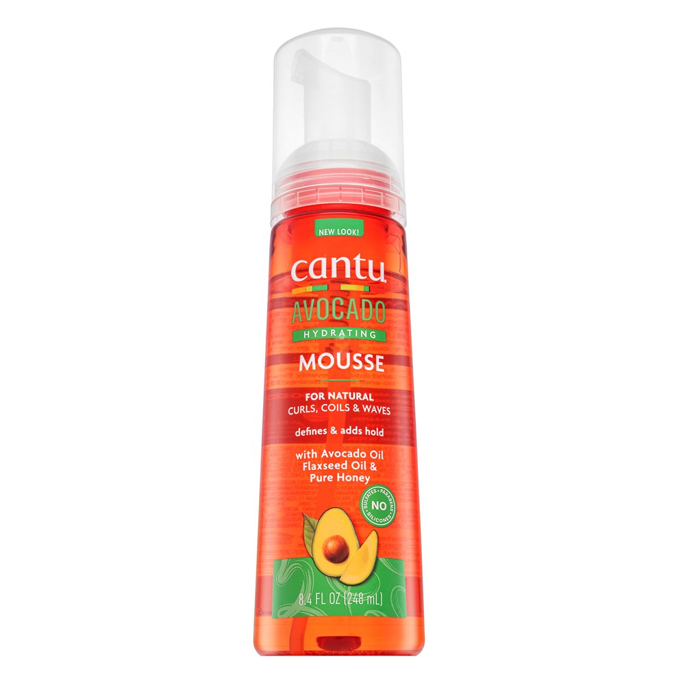 Cantu Avocado Hydrating Mousse schiuma idratante per definire le onde 248 ml