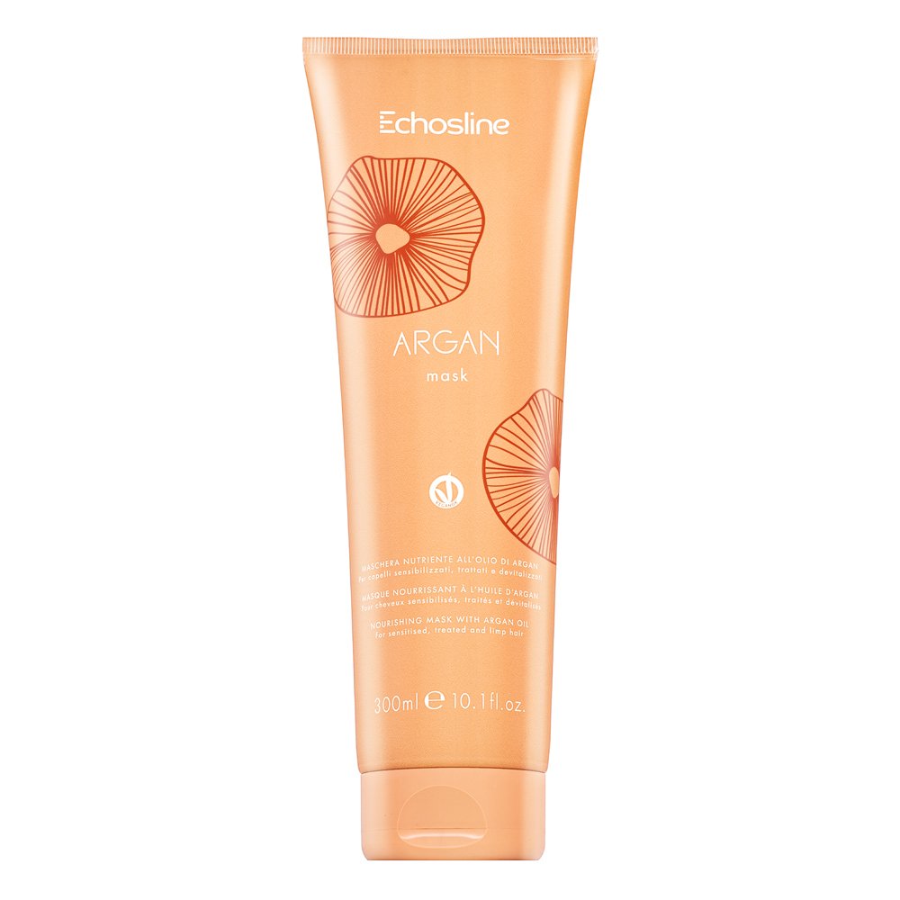 Echosline Argan Mask maschera per capelli nutriente per proteggere i capelli dal calore e dall'umidità 300 ml