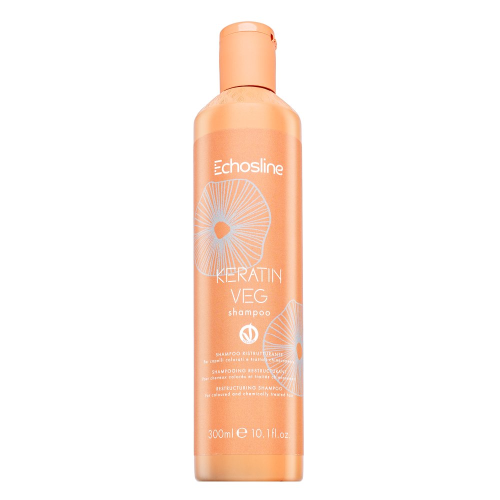 Echosline Keratin Veg Shampoo shampoo per capelli colorati e trattati chimicamente 300 ml