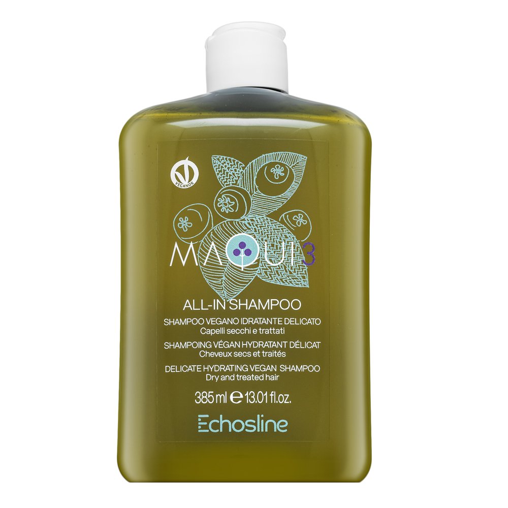 Echosline Maqui 3 All-In Shampoo shampoo idratante per capelli secchi e trattati chimicamente 385 ml