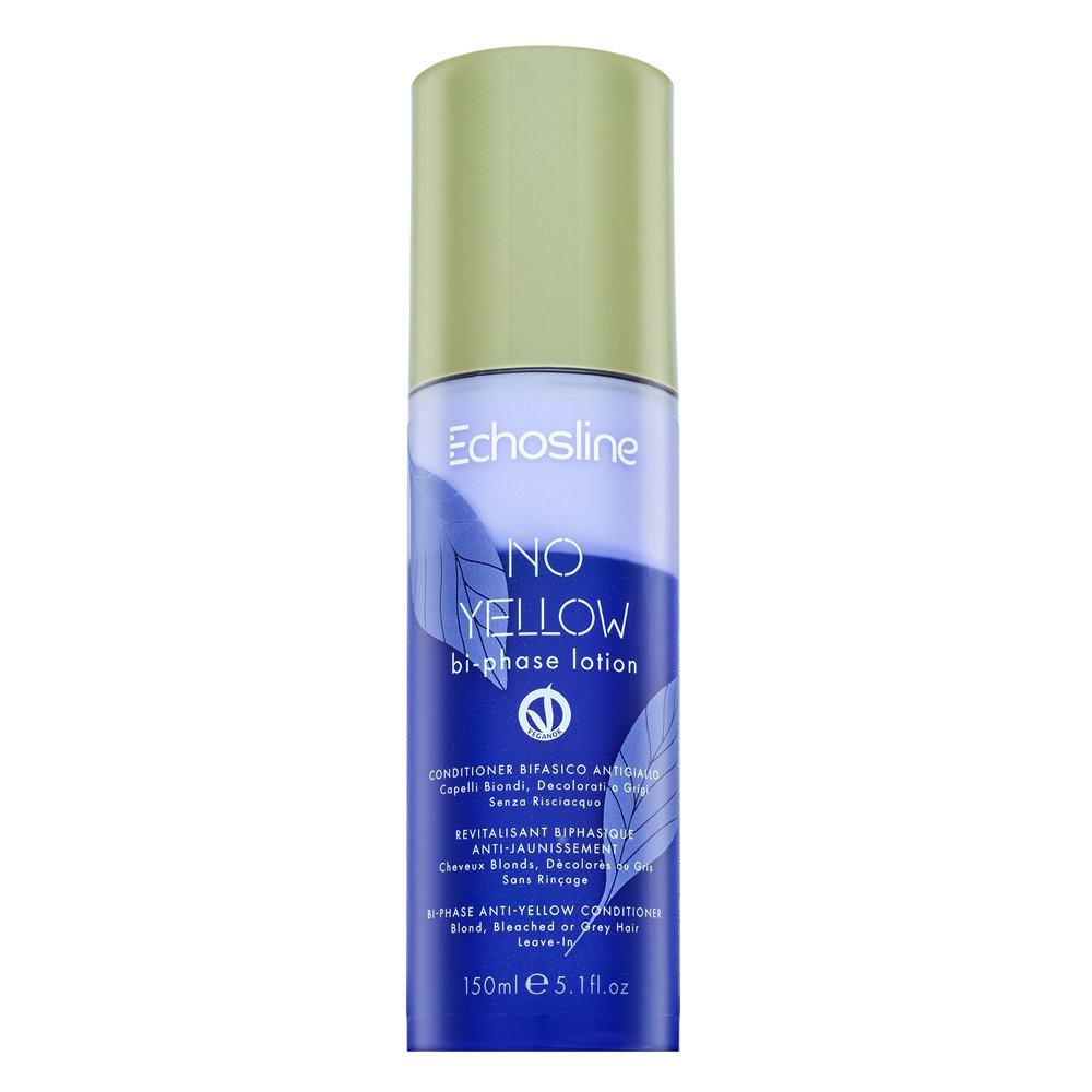 Echosline No Yellow Bi-phase Lotion balsamo senza risciacquo per capelli biondo platino e grigi 150 ml