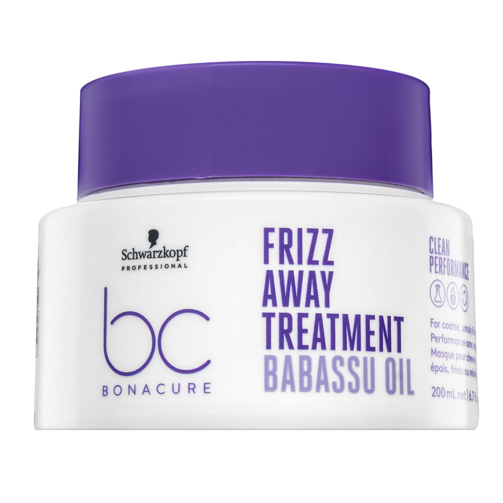 Schwarzkopf Professional BC Bonacure Frizz Away Treatment maschera levigante contro l'effetto crespo 200 ml