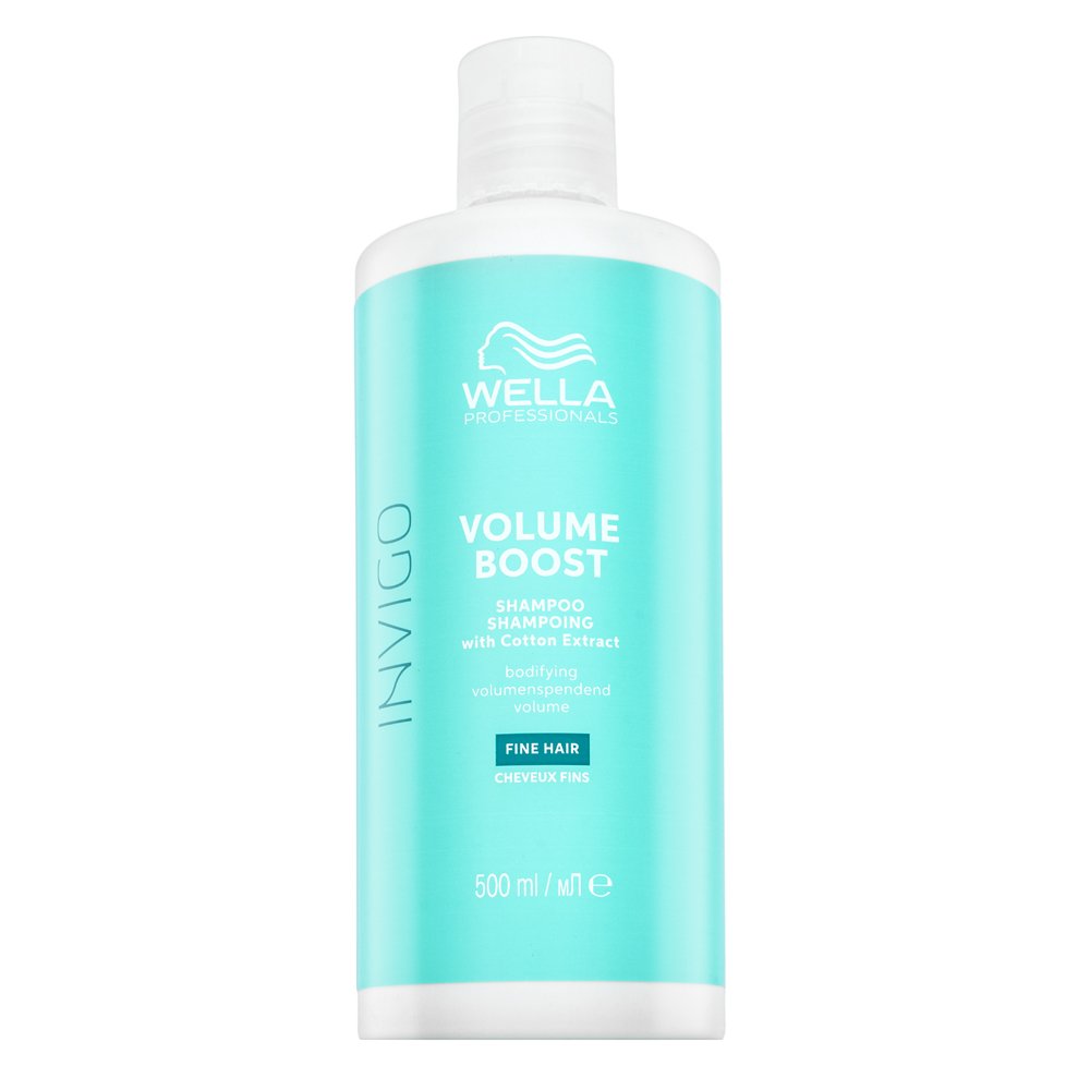 Wella Professionals Invigo Volume Boost Shampoo with Cotton Extract shampoo per volume capelli senza volume e fini 500 ml