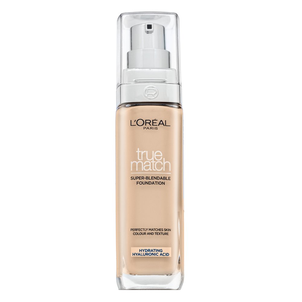 L´Oréal Paris True Match Super-Blendable Foundation fondotinta liquido per unificare il tono della pelle 1.5D/W Warm Light 30 ml