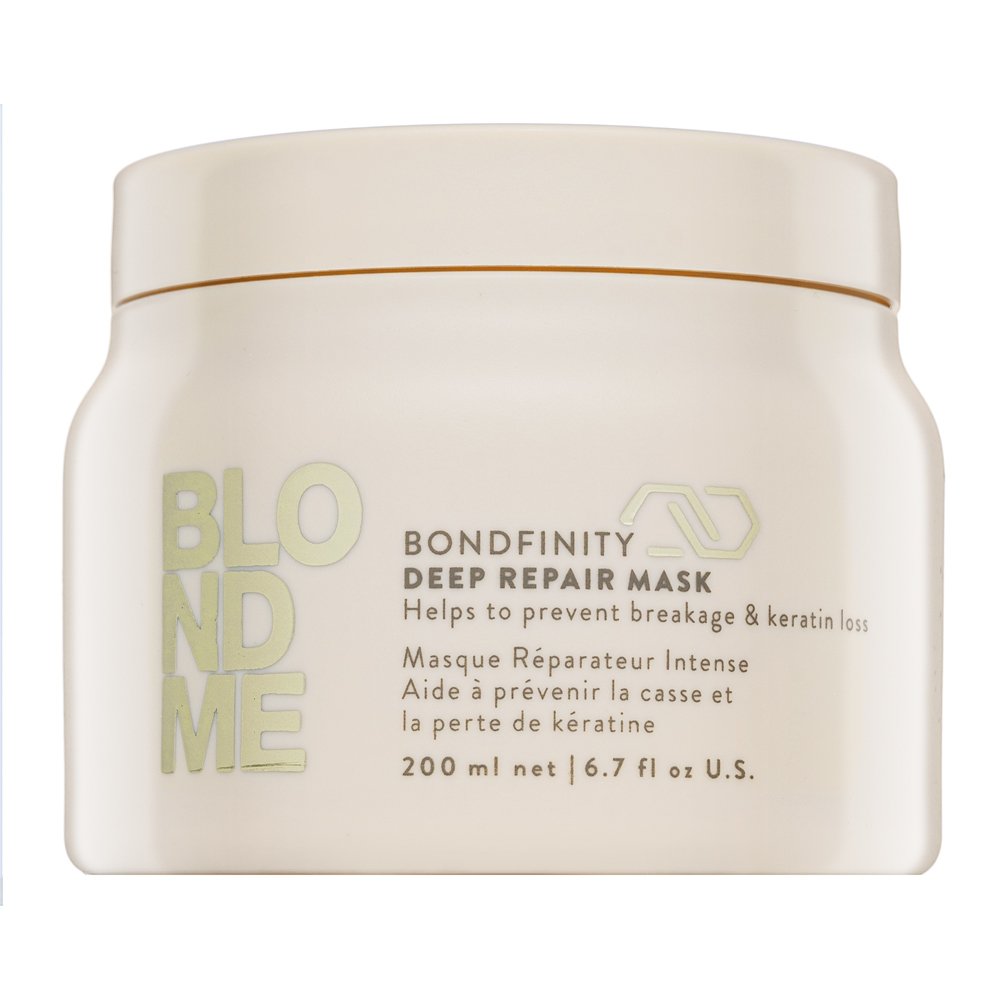 Schwarzkopf Professional BlondMe Bondfinity Deep Repair Mask maschera di rigenerazione profonda per capelli biondi 200 ml