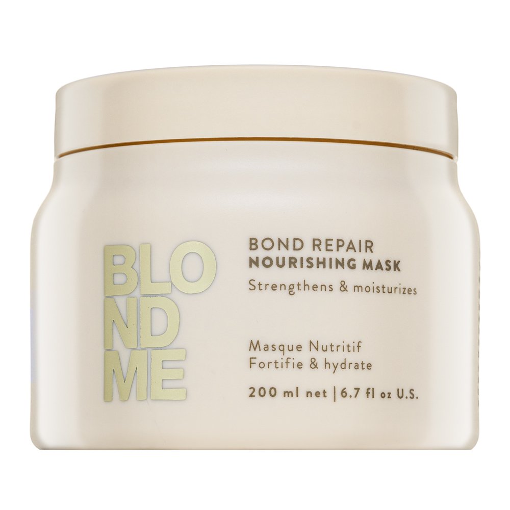 Schwarzkopf Professional BlondMe Bond Repair Nourishing Mask maschera nutriente per capelli biondi 200 ml