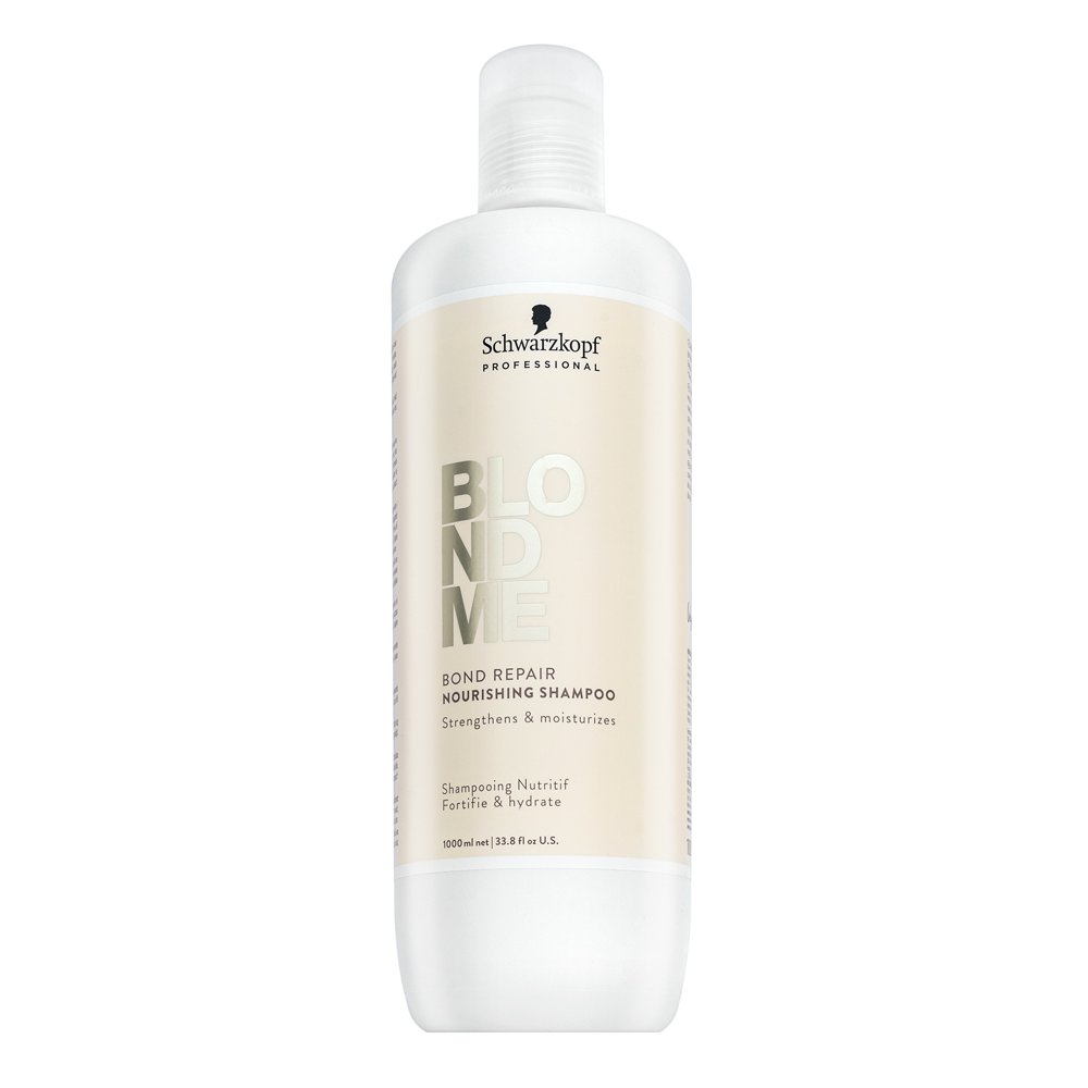 Schwarzkopf Professional BlondMe Bond Repair Nourishing Shampoo shampoo nutriente per capelli biondi 1000 ml