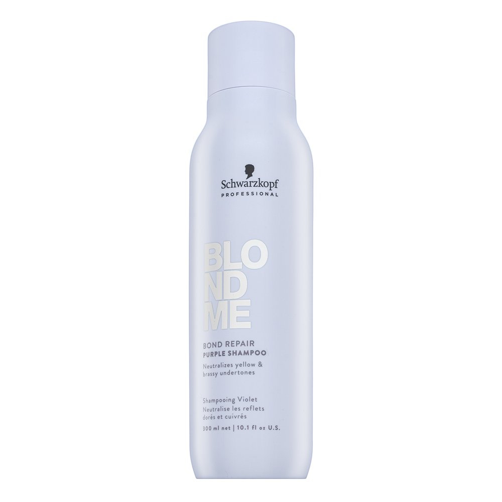 Schwarzkopf Professional BlondMe Bond Repair Purple Shampoo shampoo tonico per neutralizzare i toni gialli 300 ml