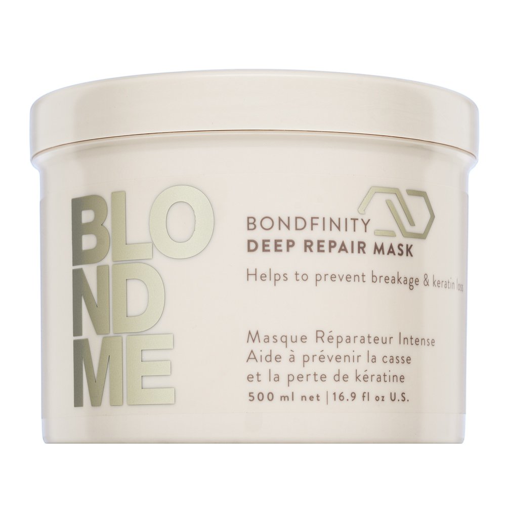Schwarzkopf Professional BlondMe Bondfinity Deep Repair Mask maschera di rigenerazione profonda per capelli biondi 500 ml