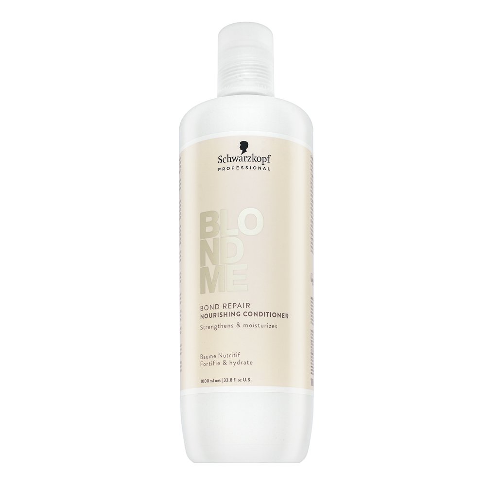 Schwarzkopf Professional BlondMe Bond Repair Nourishing Conditioner balsamo nutriente per capelli biondi 1000 ml