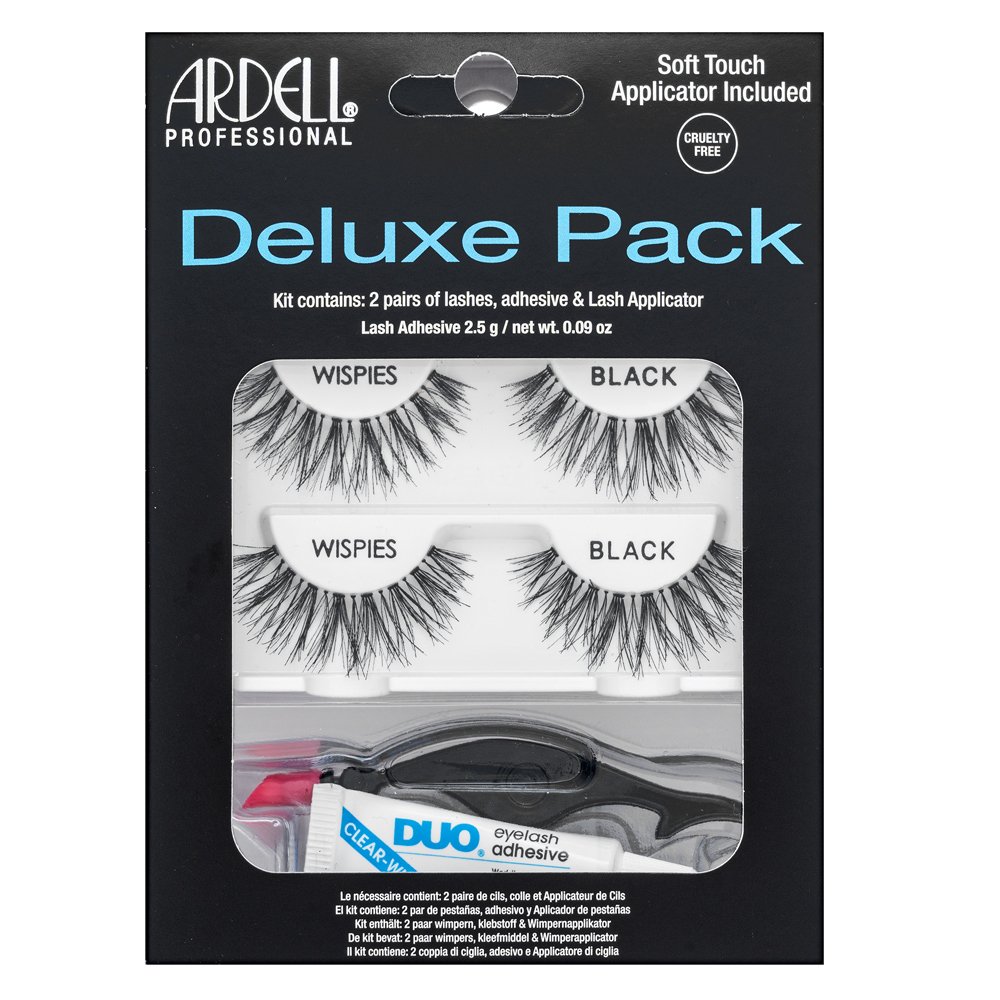 Ardell Deluxe Pack ciglia finte da incollare - impostare Wispies