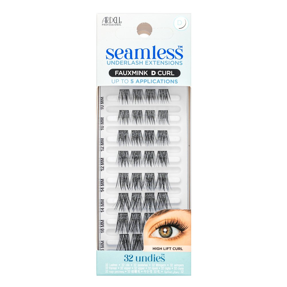 Ardell Seamless Underlash Extensions kit per allungare le ciglia Fauxmink D Curl