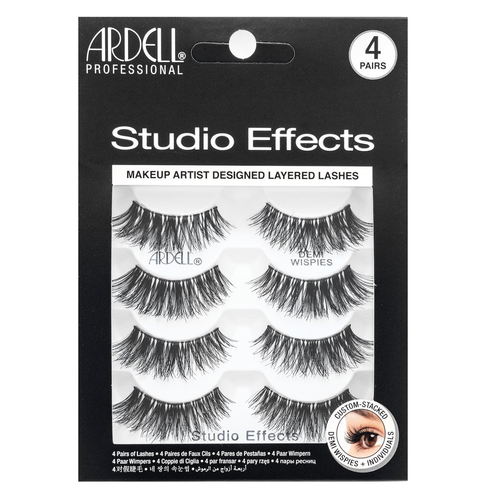 Ardell Studio Effects Lashes 4 Pairs ciglia finte da incollare - impostare Demi Wispies