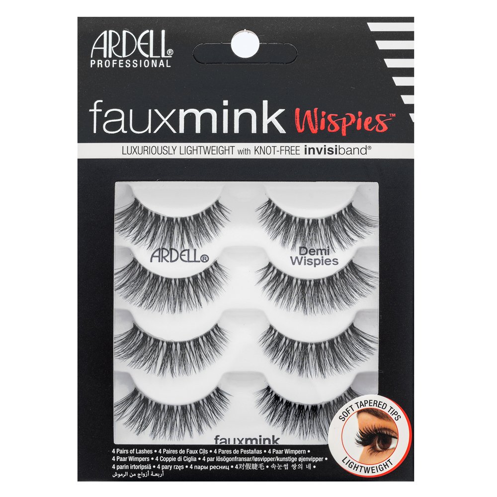 Ardell Faux Mink Wispies ciglia finte da incollare - impostare Demi Wispies