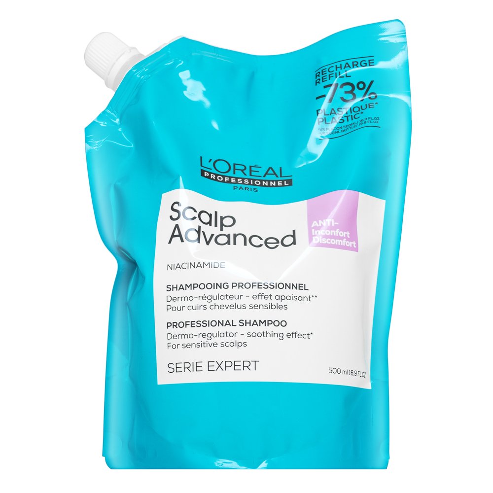 L´Oréal Professionnel Scalp Advanced Anti-Discomfort Shampoo shampoo per la sensibilità del cuoio capelluto Refill 500 ml