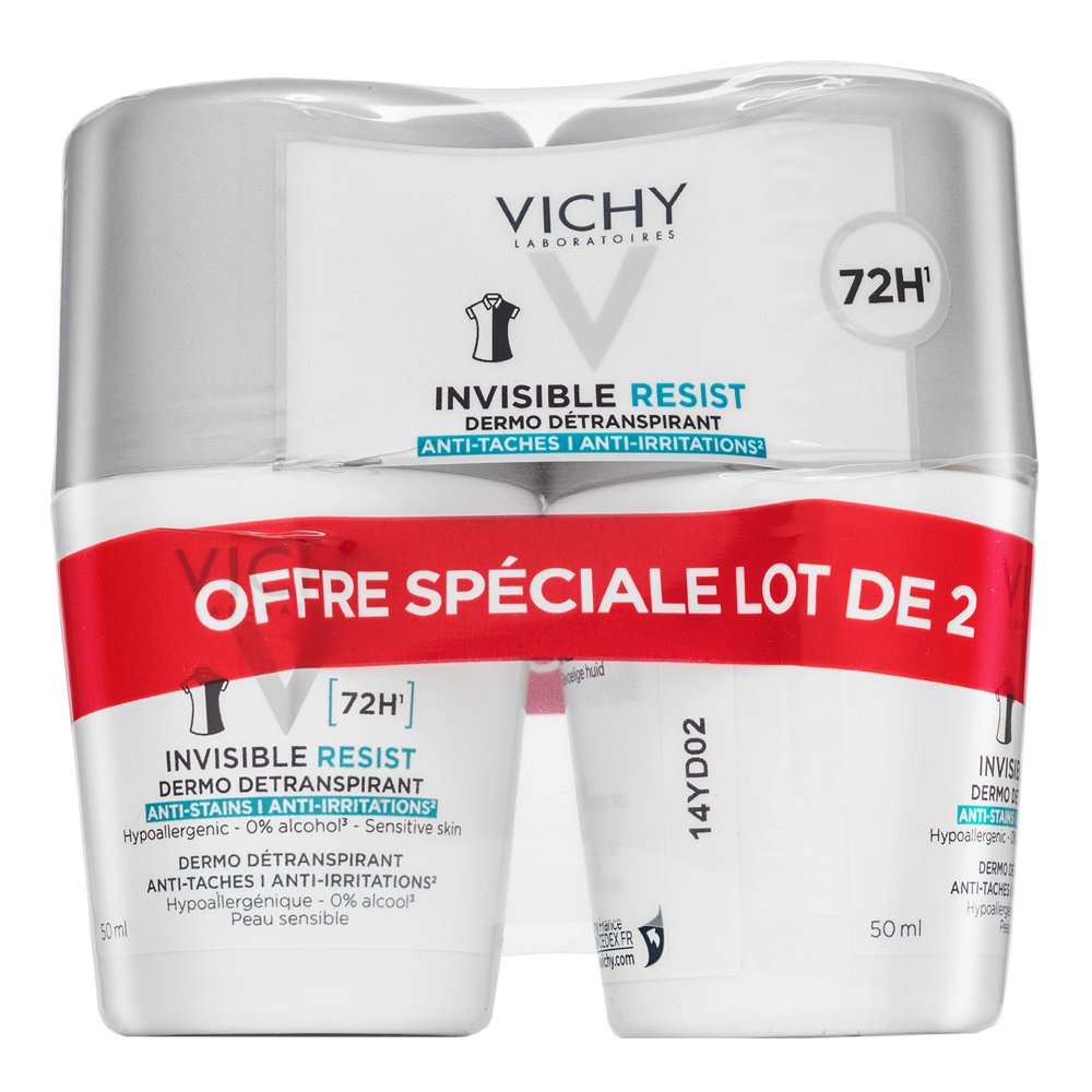 Vichy Invisible Resist 72H antitraspirante Detranspirant 2 x 50 ml
